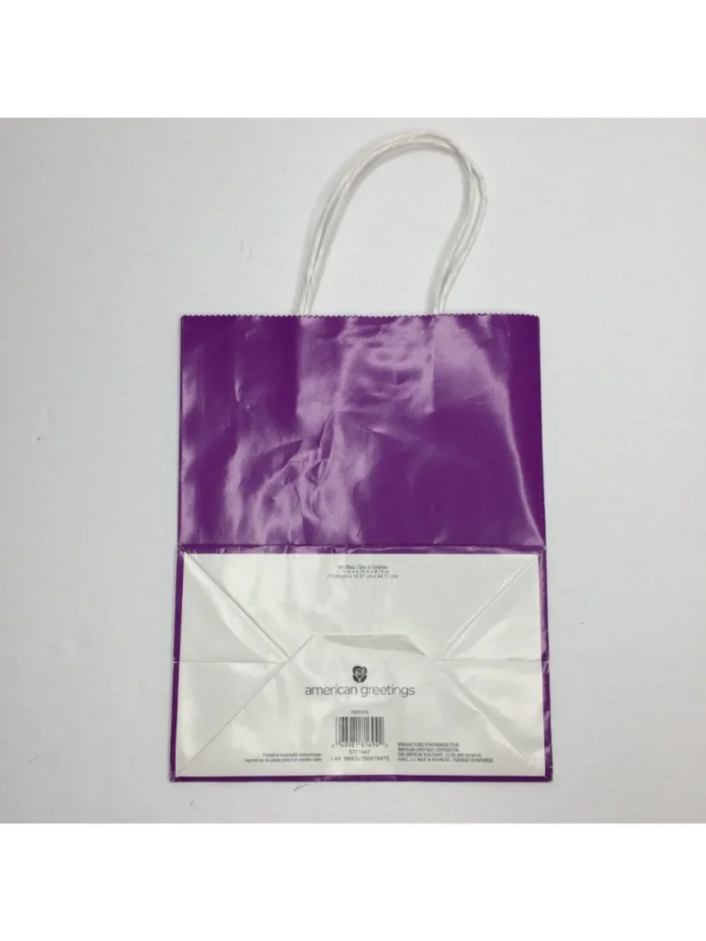 Gift Bags Set 3 Pink Purple Metallic Pink Handles All Occasion Various Sizes